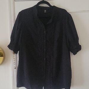 Elegant Black Women's Top